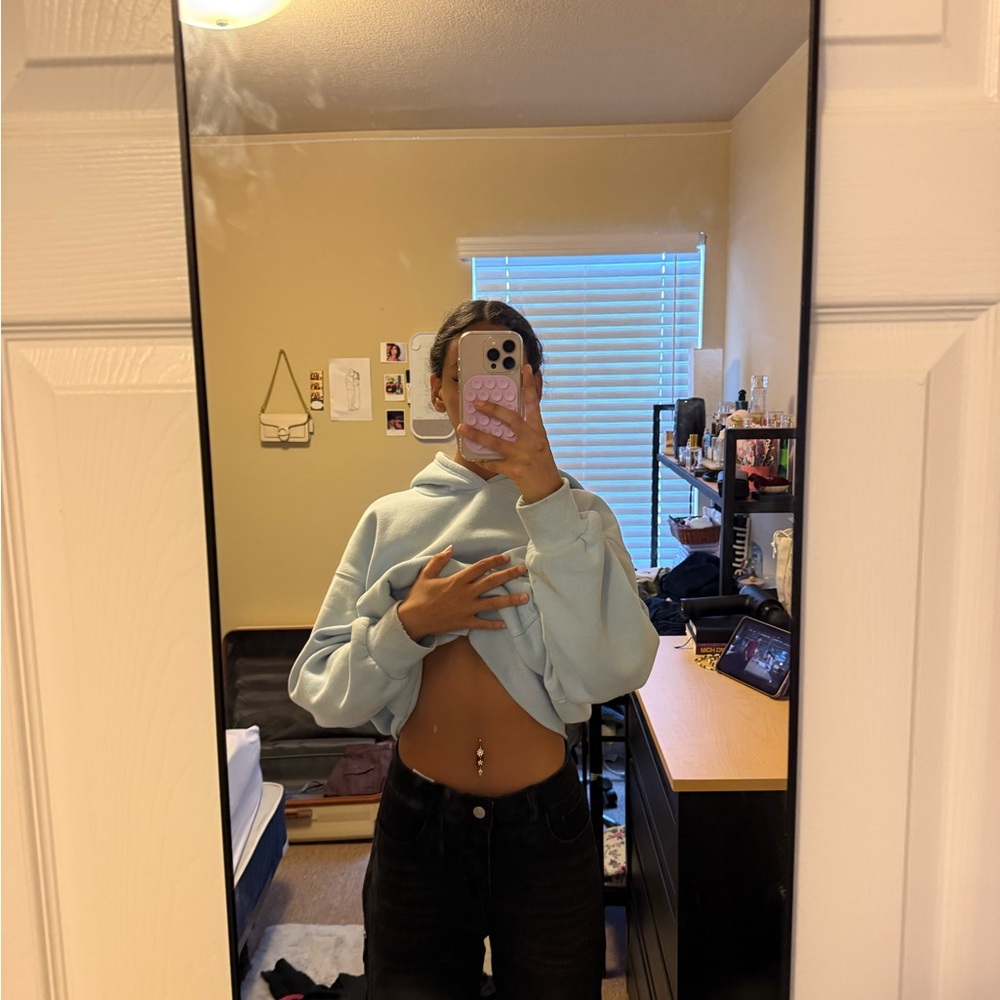 American Eagle Outfitters Black Flare Jeans